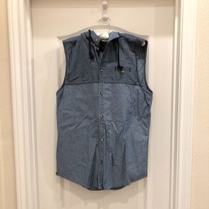 Buffalo David Bitton Sleeveless Tank Hoodie